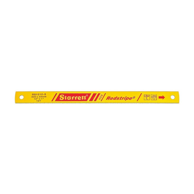 Starrett شفرة منشار كهربائي عالي السرعة من ريدسترايب - مثالية للمقاولين والحرفيين - سمك .050"، 10 TPI، طول 12"، عرض 1" - RS1210-5 - Image 1